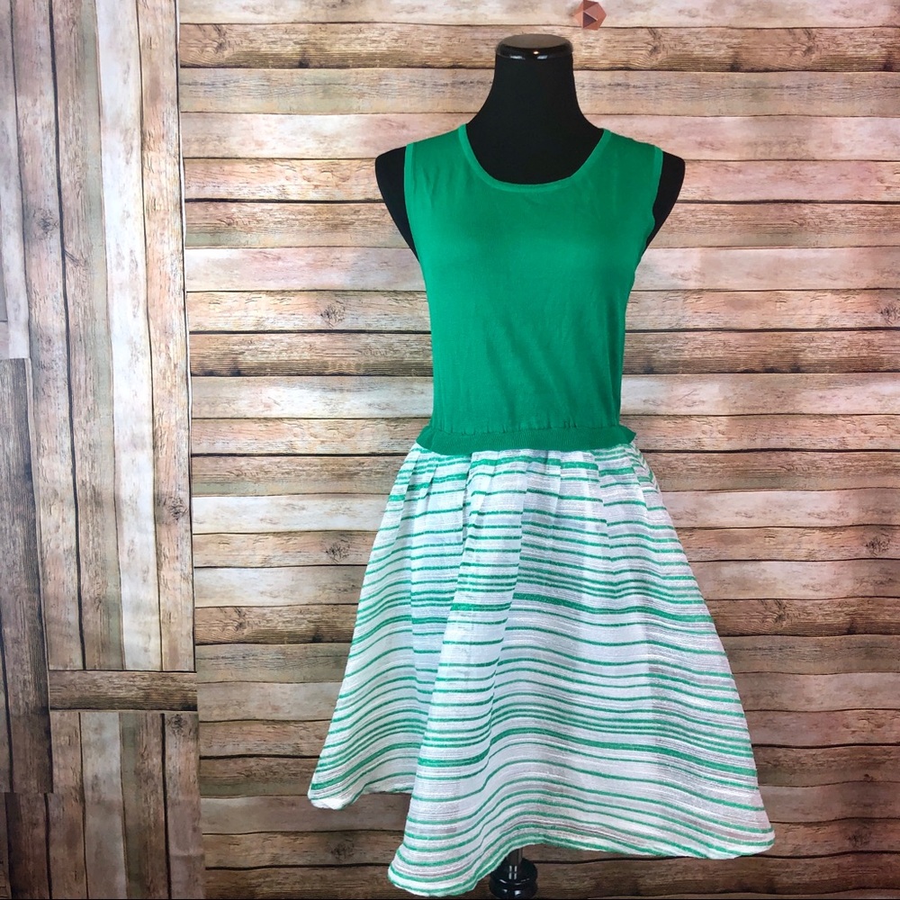 Esley Green Party Dress Medium